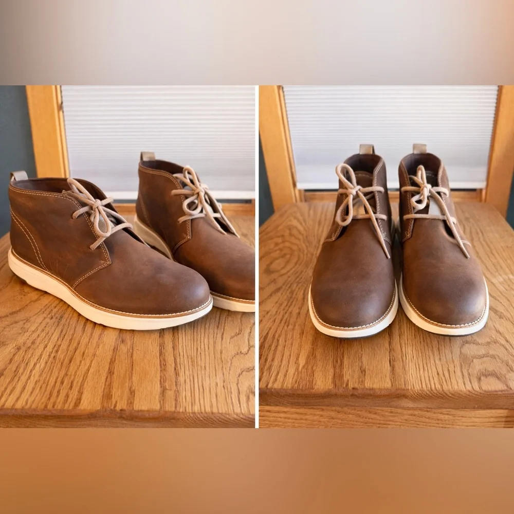 Cole Haan Brown Leather Chukka Boots | New Without Tags | Clean Soles - Picture 2 of 3